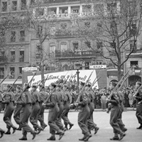 Parade on the Champs Elysees